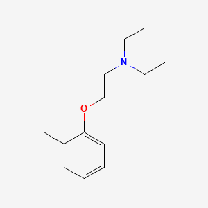 molecular formula C13H21NO B4639216 N,N-diethyl-2-(2-methylphenoxy)ethanamine 