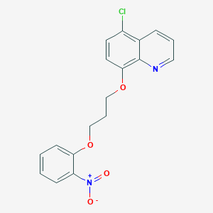 5-chloro-8-[3-(2-nitrophenoxy)propoxy]quinoline