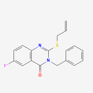 2-(allylthio)-3-benzyl-6-iodo-4(3H)-quinazolinone