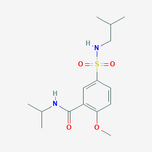 5-[(isobutylamino)sulfonyl]-N-isopropyl-2-methoxybenzamide