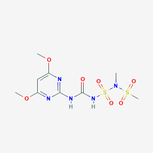molecular formula C9H15N5O7S2 B046393 阿米磺隆 CAS No. 120923-37-7