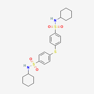 4,4'-thiobis(N-cyclohexylbenzenesulfonamide)