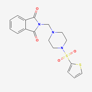 2-{[4-(2-THIENYLSULFONYL)PIPERAZINO]METHYL}-1H-ISOINDOLE-1,3(2H)-DIONE