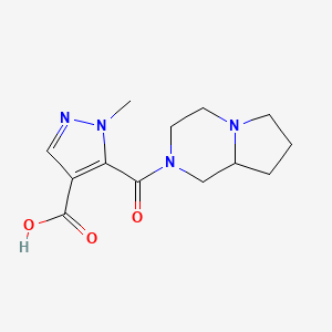 5-(hexahydropyrrolo[1,2-a]pyrazin-2(1H)-ylcarbonyl)-1-methyl-1H-pyrazole-4-carboxylic acid