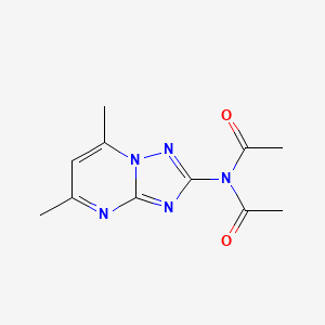 N-acetyl-N-(5,7-dimethyl[1,2,4]triazolo[1,5-a]pyrimidin-2-yl)acetamide