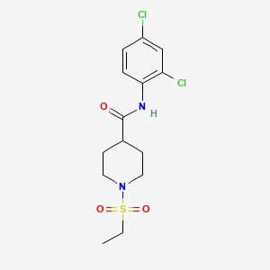 N-(2,4-dichlorophenyl)-1-(ethylsulfonyl)piperidine-4-carboxamide