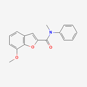 7-methoxy-N-methyl-N-phenylbenzofuran-2-carboxamide