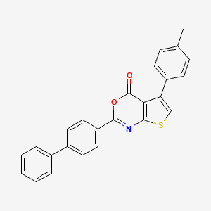 2-(4-biphenylyl)-5-(4-methylphenyl)-4H-thieno[2,3-d][1,3]oxazin-4-one