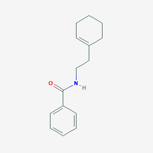 molecular formula C15H19NO B463982 N-[2-(1-cyclohexen-1-yl)ethyl]benzamide CAS No. 101104-43-2