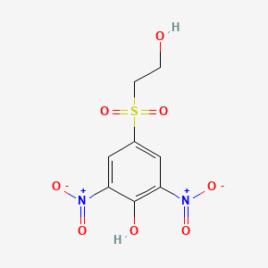 4-[(2-hydroxyethyl)sulfonyl]-2,6-dinitrophenol