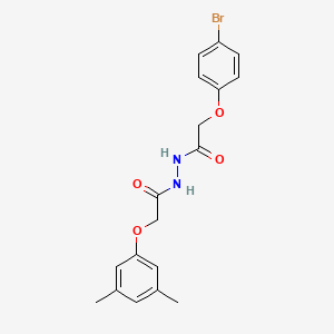 2-(4-bromophenoxy)-N'-[(3,5-dimethylphenoxy)acetyl]acetohydrazide