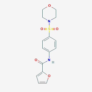 molecular formula C15H16N2O5S B463988 N-[4-(4-morpholinylsulfonyl)phenyl]-2-furamide CAS No. 329932-84-5