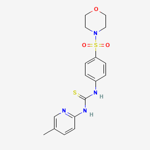 N-(5-methyl-2-pyridinyl)-N'-[4-(4-morpholinylsulfonyl)phenyl]thiourea