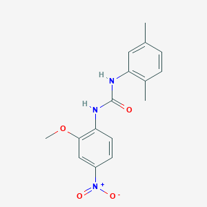 N-(2,5-dimethylphenyl)-N'-(2-methoxy-4-nitrophenyl)urea