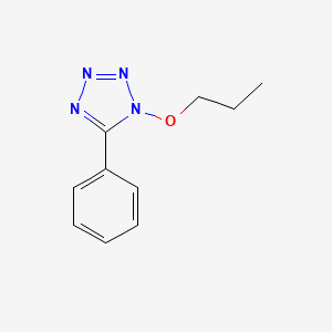 molecular formula C10H12N4O B4640021 5-phenyl-1-propoxy-1H-tetrazole 