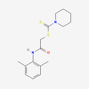 2-[(2,6-dimethylphenyl)amino]-2-oxoethyl 1-piperidinecarbodithioate