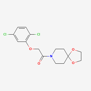 8-[(2,5-dichlorophenoxy)acetyl]-1,4-dioxa-8-azaspiro[4.5]decane