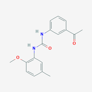 N-(3-acetylphenyl)-N'-(2-methoxy-5-methylphenyl)urea