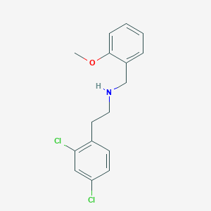 [2-(2,4-Dichlorophenyl)ethyl][(2-methoxyphenyl)methyl]amine