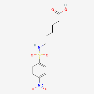 6-{[(4-nitrophenyl)sulfonyl]amino}hexanoic acid