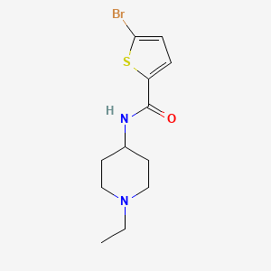 5-bromo-N-(1-ethylpiperidin-4-yl)thiophene-2-carboxamide