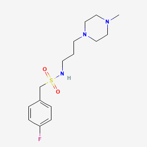 1-(4-fluorophenyl)-N-[3-(4-methyl-1-piperazinyl)propyl]methanesulfonamide