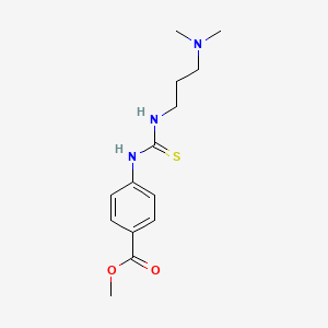 methyl 4-[({[3-(dimethylamino)propyl]amino}carbonothioyl)amino]benzoate