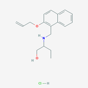 2-({[2-(allyloxy)-1-naphthyl]methyl}amino)butan-1-ol hydrochloride