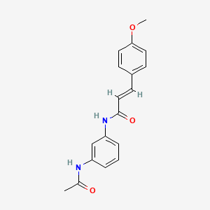 N-[3-(acetylamino)phenyl]-3-(4-methoxyphenyl)acrylamide