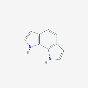 molecular formula C10H8N2 B046406 1,8-二氢吡咯并[3,2-g]吲哚 CAS No. 112149-08-3