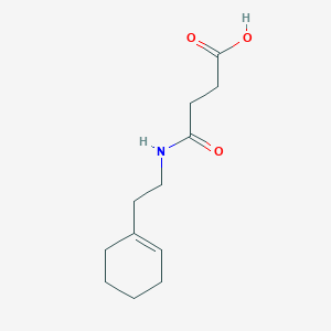 4-{[2-(1-Cyclohexen-1-yl)ethyl]amino}-4-oxobutanoic acid