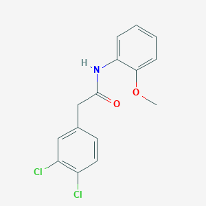 molecular formula C15H13Cl2NO2 B4640919 2-(3,4-dichlorophenyl)-N-(2-methoxyphenyl)acetamide 