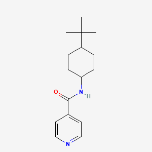 molecular formula C16H24N2O B4640995 N-(4-tert-butylcyclohexyl)isonicotinamide 