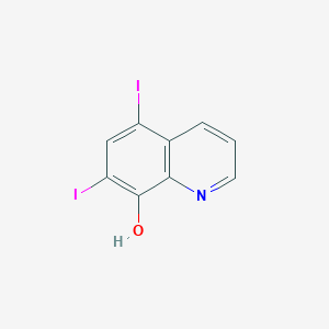 molecular formula C9H5I2NO B464108 Iodoquinol CAS No. 83-73-8