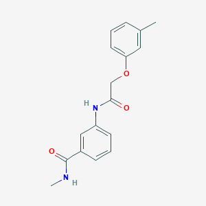 molecular formula C17H18N2O3 B4641080 N-methyl-3-{[(3-methylphenoxy)acetyl]amino}benzamide 