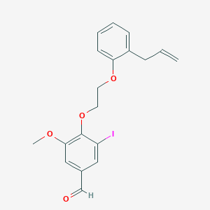 4-[2-(2-allylphenoxy)ethoxy]-3-iodo-5-methoxybenzaldehyde