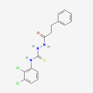 N-(2,3-dichlorophenyl)-2-(3-phenylpropanoyl)hydrazinecarbothioamide