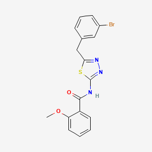 N-[5-(3-bromobenzyl)-1,3,4-thiadiazol-2-yl]-2-methoxybenzamide