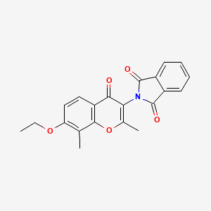 2-(7-ethoxy-2,8-dimethyl-4-oxo-4H-chromen-3-yl)-1H-isoindole-1,3(2H)-dione