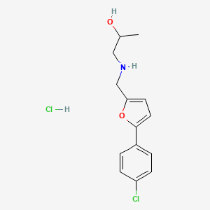 1-({[5-(4-chlorophenyl)-2-furyl]methyl}amino)-2-propanol hydrochloride