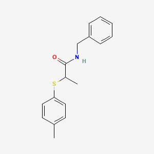 N-benzyl-2-[(4-methylphenyl)thio]propanamide