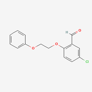 5-chloro-2-(2-phenoxyethoxy)benzaldehyde