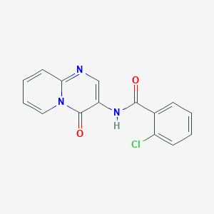 2-chloro-N-(4-oxo-4H-pyrido[1,2-a]pyrimidin-3-yl)benzamide