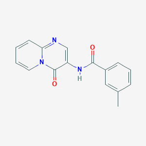 molecular formula C16H13N3O2 B4641587 3-methyl-N-(4-oxo-4H-pyrido[1,2-a]pyrimidin-3-yl)benzamide 