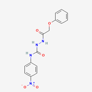 N-(4-nitrophenyl)-2-(phenoxyacetyl)hydrazinecarboxamide