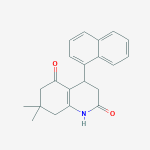 7,7-dimethyl-4-(1-naphthyl)-4,6,7,8-tetrahydro-2,5(1H,3H)-quinolinedione