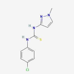 N-(4-chlorophenyl)-N'-(1-methyl-1H-pyrazol-3-yl)thiourea