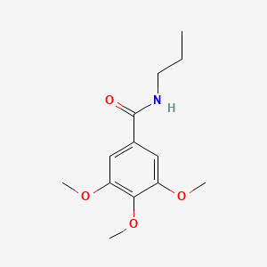 molecular formula C13H19NO4 B4642179 3,4,5-三甲氧基-N-丙基苯甲酰胺 