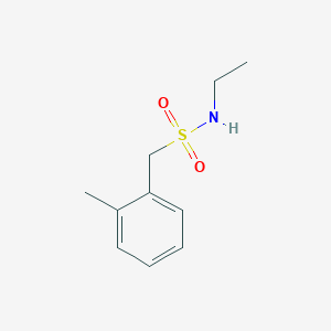 molecular formula C10H15NO2S B4642204 N-ethyl-1-(2-methylphenyl)methanesulfonamide 