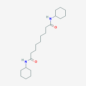 molecular formula C21H38N2O2 B464243 N,N'-dicyclohexylnonanediamide CAS No. 50905-03-8